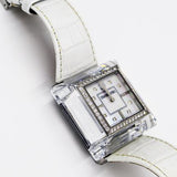 Swarovski 1.18ct Diamonds Limited Edition ROCK N LIGHT White Swiss Watch 1066305 施華洛世奇1.18卡鑽石限量版白瑞士錶