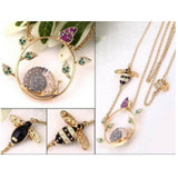 Swarovski Noisette Snail Long Necklace