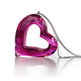 Swarovski Large Pink Loveheart Necklace