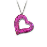 Swarovski Large Pink Loveheart Necklace