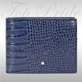 Mont Blanc Meisterstuck Indigo Leather Wallet 萬寶龍大班藍色真皮銀包 113282