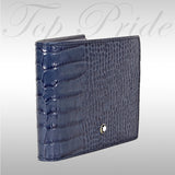 Mont Blanc Meisterstuck Indigo Leather Wallet 萬寶龍大班藍色真皮銀包 113282