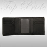 Mont Blanc Sartorial Trifold Business Black Card Holder 萬寶龍黑色真皮名片夾 116388