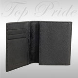 Mont Blanc Sartorial Trifold Business Black Card Holder 萬寶龍黑色真皮名片夾 116388