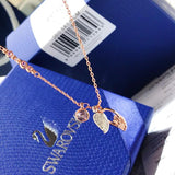 Swarovski Duo Wing Rose Gold Plated Necklace 施華洛世奇鍍玫瑰金女士項鏈 - toppridehk 品薈
