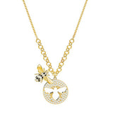 Swarovski Lisabel Necklace 施華洛世奇鍍金色可愛蜜蜂項鍊 - toppridehk 品薈