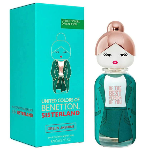 Benetton Colors Sisterland Green Jasmine EDT  班尼頓姐妹團苿莉女士淡香水 80ml