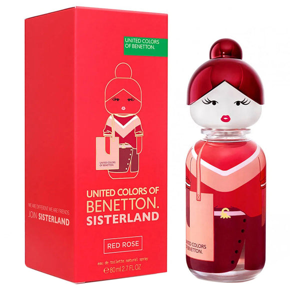 Benetton Colors Sisterland Red Rose EDT 班尼頓姐妹團玫瑰女士淡香水80ml