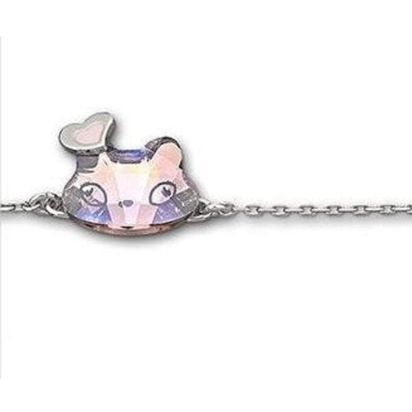 Swarovski Crystal Navy Blue Dog Cat Animal Head Cuff Bracelet – Anna-Kaci