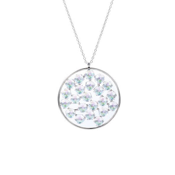 Swarovski Marie Framed Crystal Moonlight Necklace 施華洛世奇閃耀圓環項鍊