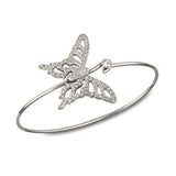 Swarovski Nightingale Butterfly Bangle Bracelet