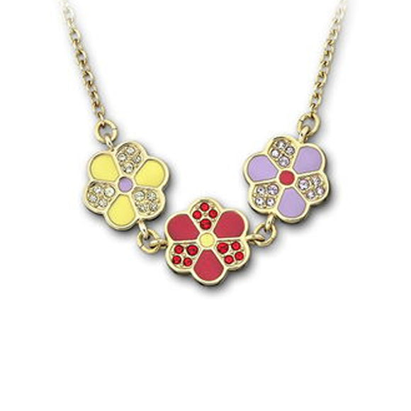 Swarovski Crystal Naive Flower Necklace