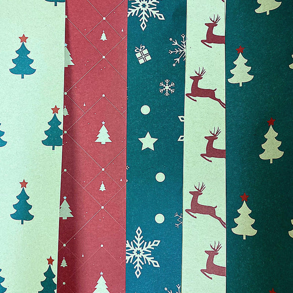 X'mas wrapping papers & Card