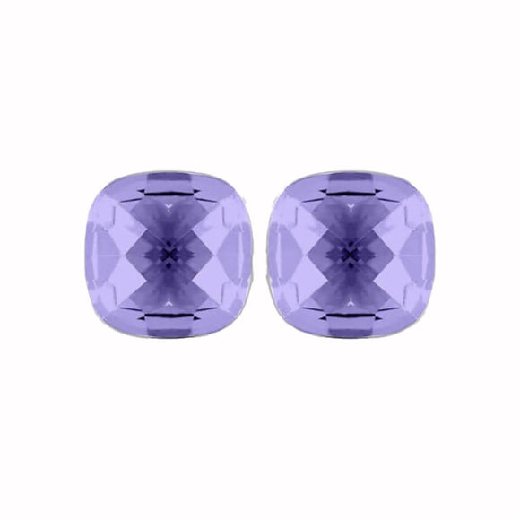 Swarovski Purple Stud Earrings